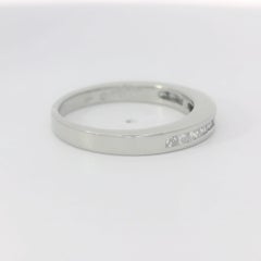 Anillo de Platino y Diamante Natural