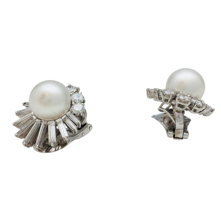 M.Gérard Earrings, Diamonds and South Sea Pearls 1