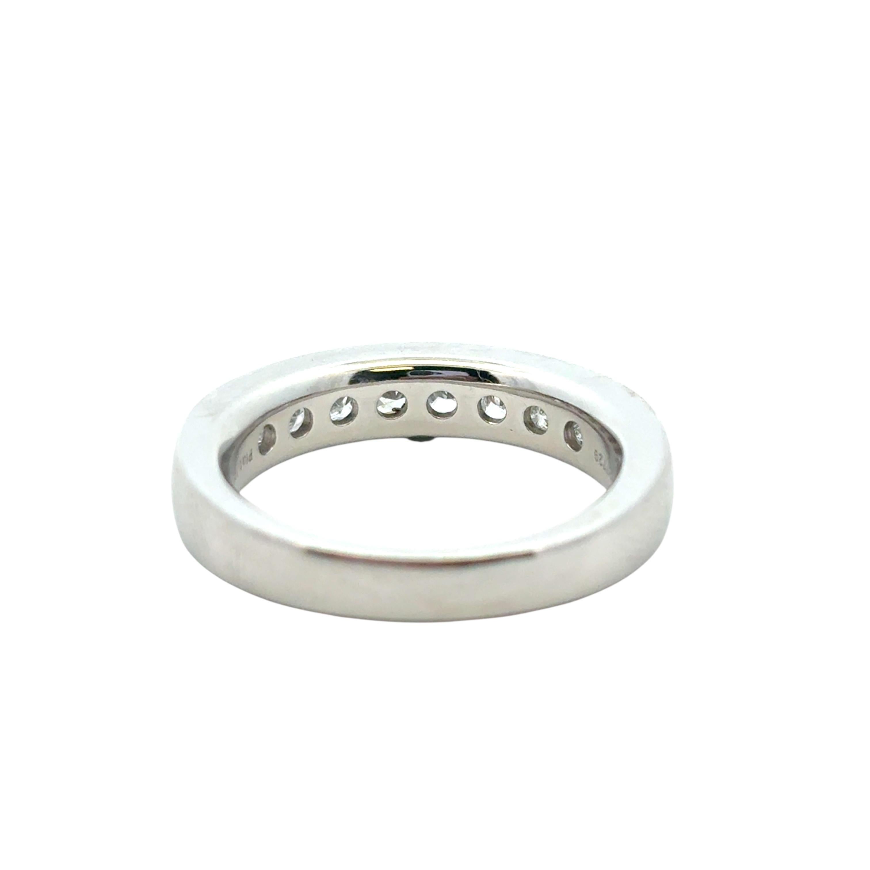 Platinum approx. 1.42ctw Diamond Wedding Band in vendita 5