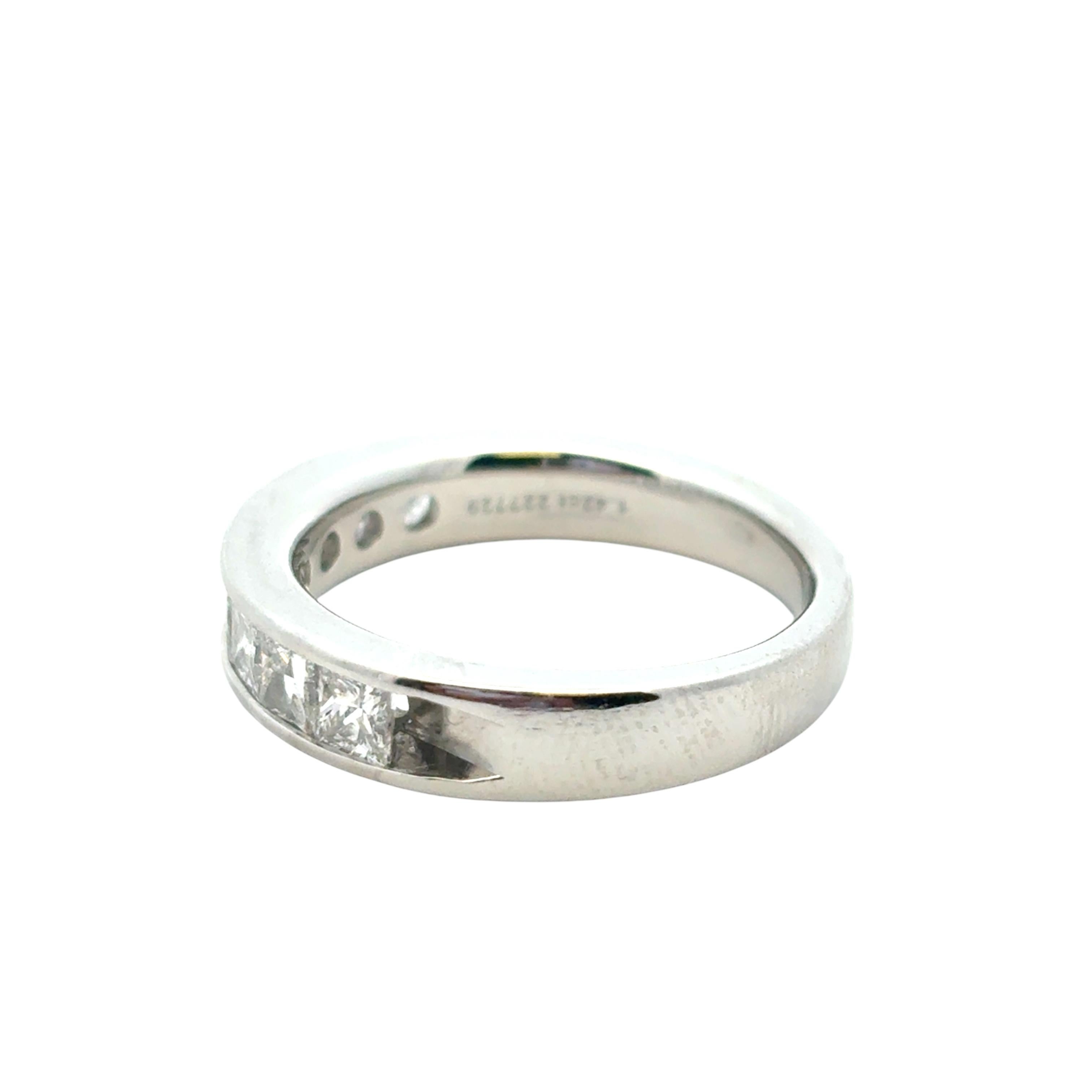 Platinum approx. 1.42ctw Diamond Wedding Band in vendita 6