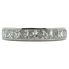 Platinum approx. 1.42ctw Diamond Wedding Band