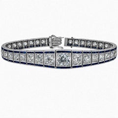 Bracciale Art Déco in platino