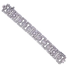 Platinum Art Deco Diamond Bracelet