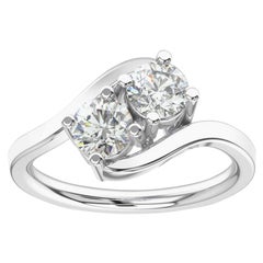 Bague Artemis en platine avec diamants 1 carat tw