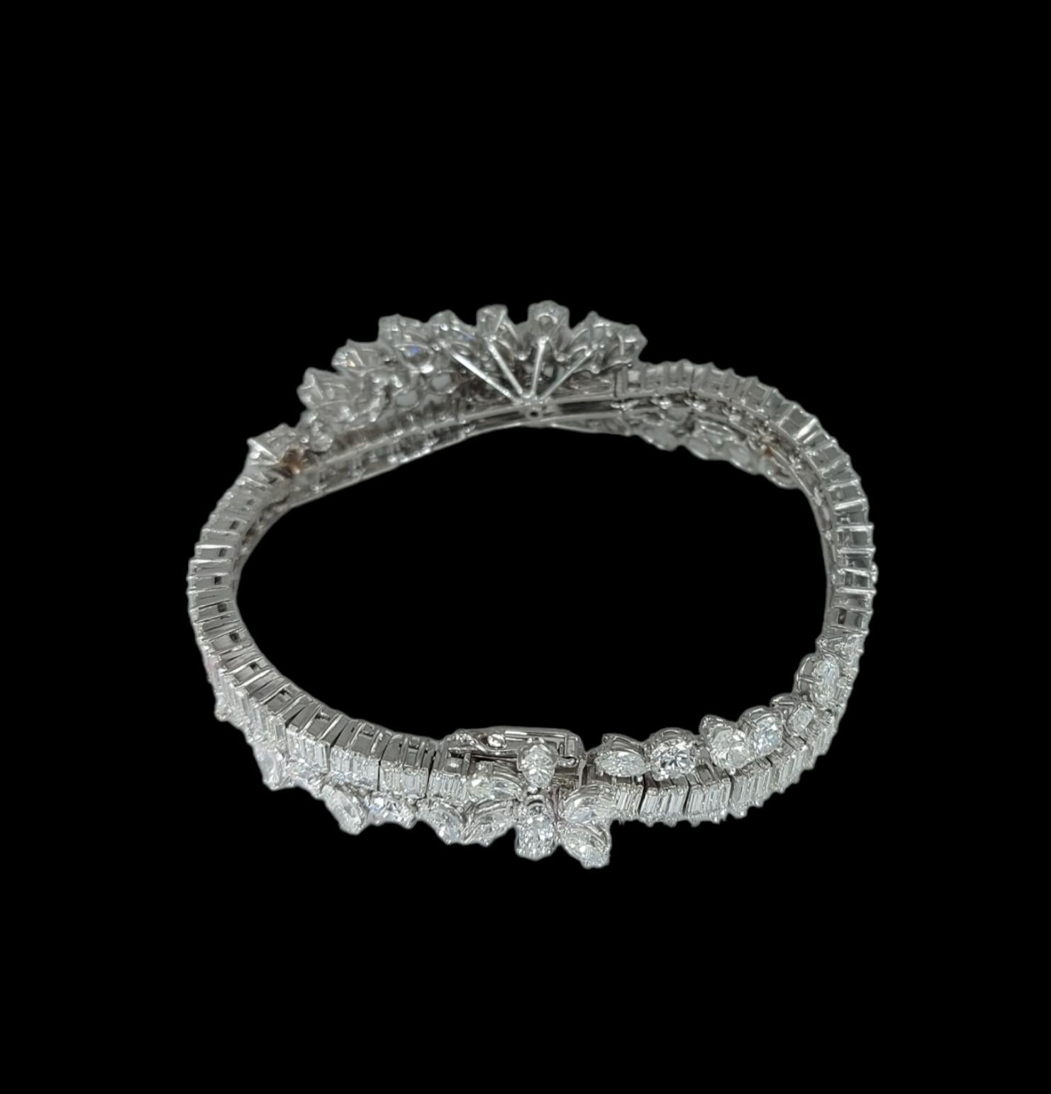 Platin Asprey &Co 20 Karat Diamantarmband Nachlass an Seine Majestät Qaboos Bin Said im Angebot 5