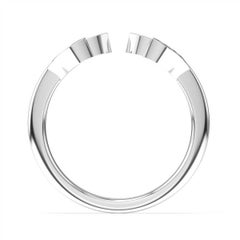 Platinum Aster Floral Diamond Ring '1/20 Carat'