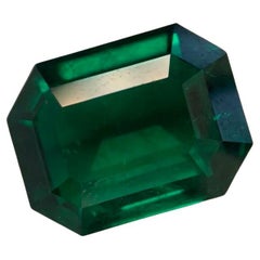 Platinum Awarded, 9.93 Carats Colombian Octagon Cut, Grs Certified Muzo