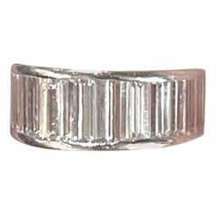 Platin Baguette Ewigkeitsring