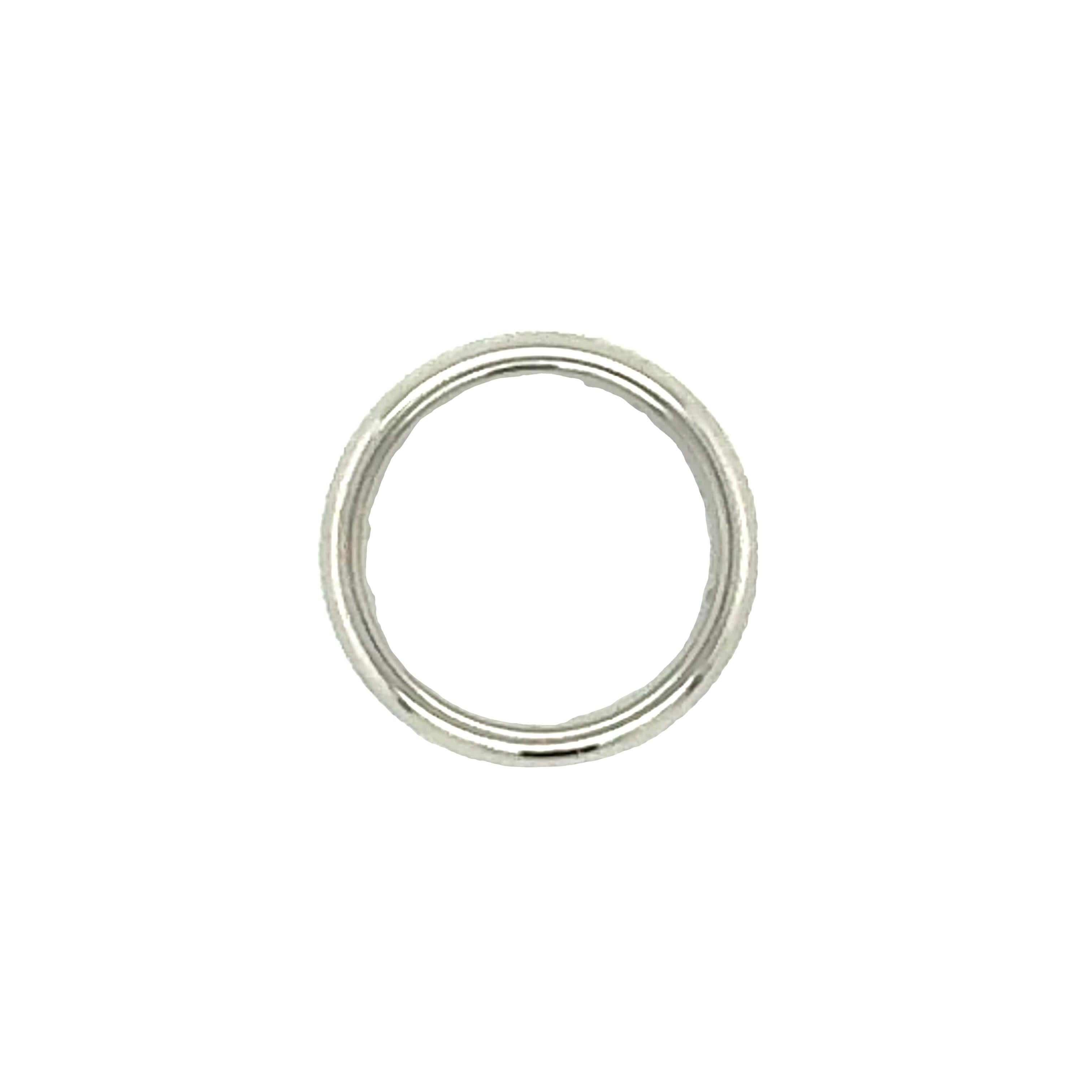Platinum Band by Tiffany & Co. In Good Condition For Sale In Beverly Hills, CA