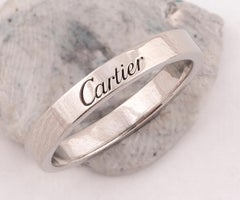 Platinum Band Ring by Cartier