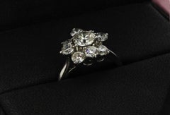 Platinum Bolero Design Diamond Cluster Ring by Boodles, 1.95 Carat