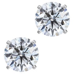 Orecchini in platino con diamanti Cartier