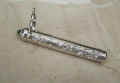 Platinum Cartier Emerald Fob