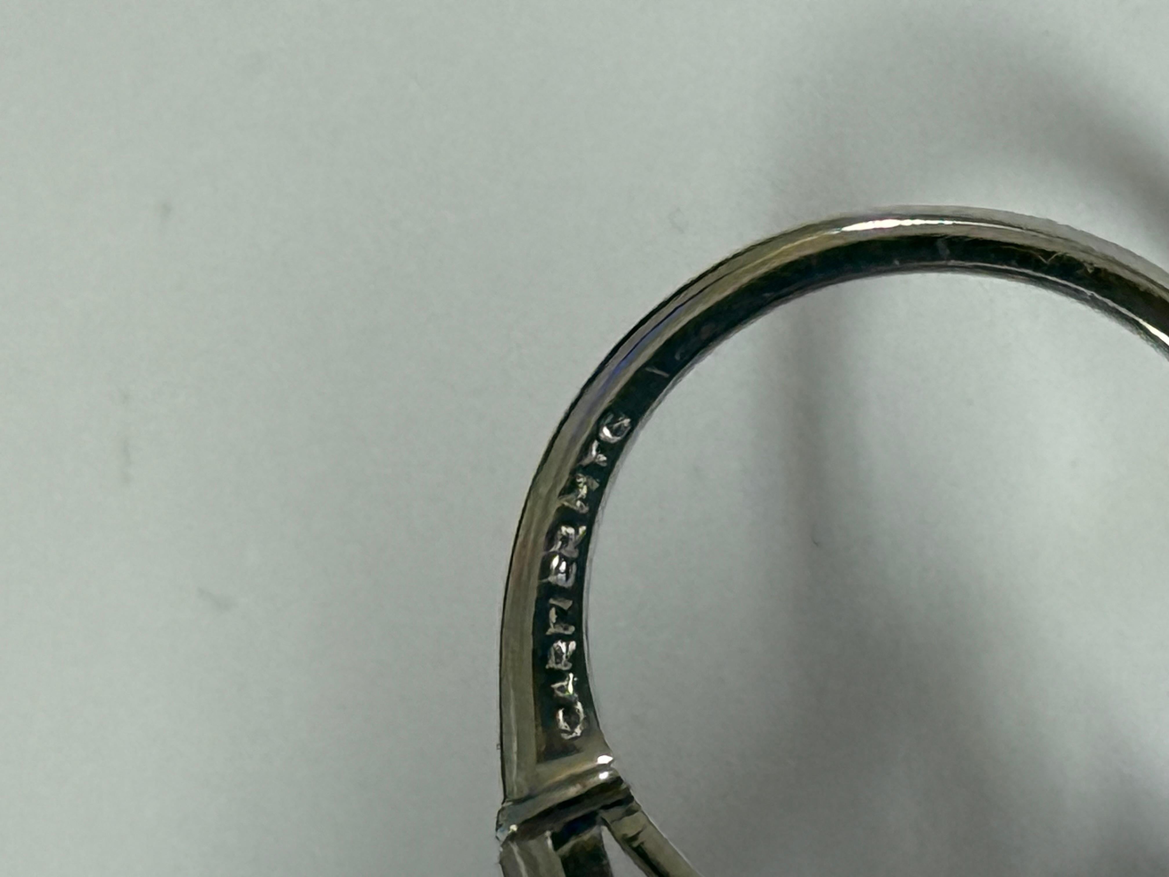 Platin Cartier Ring 7,93 Karat GIA zertifiziert im Angebot 6
