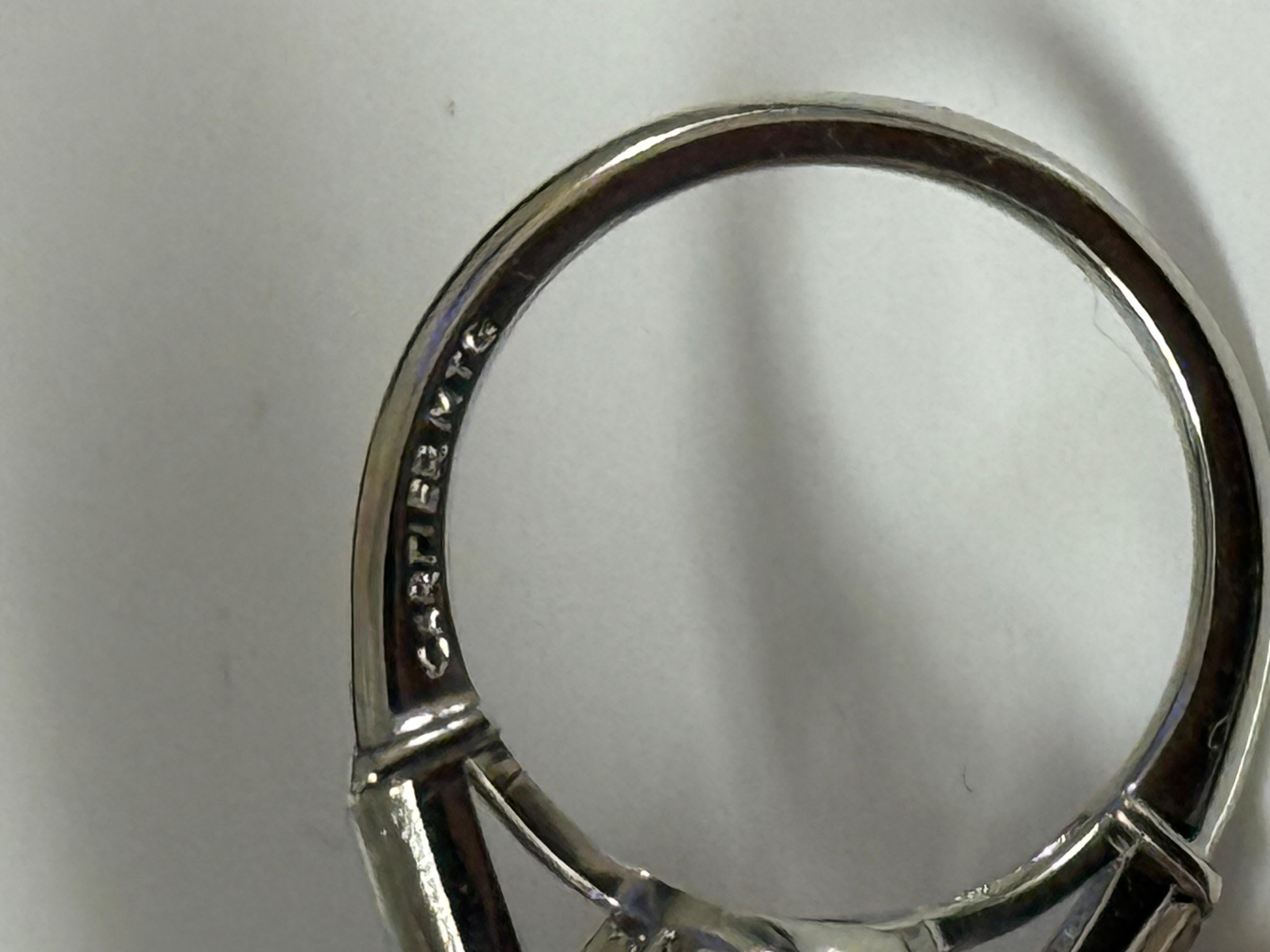 Platin Cartier Ring 7,93 Karat GIA zertifiziert im Angebot 7