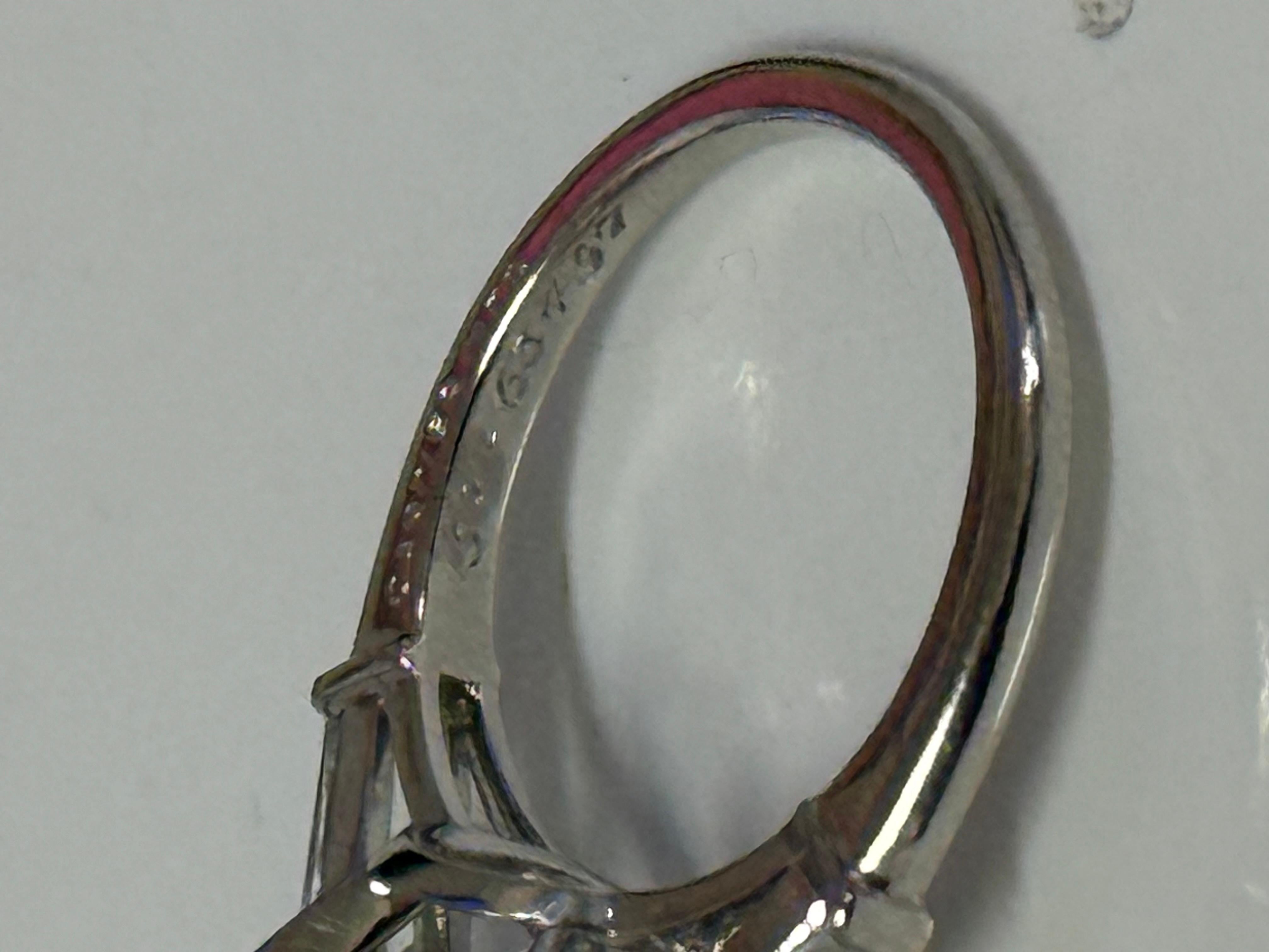 Platin Cartier Ring 7,93 Karat GIA zertifiziert im Angebot 8