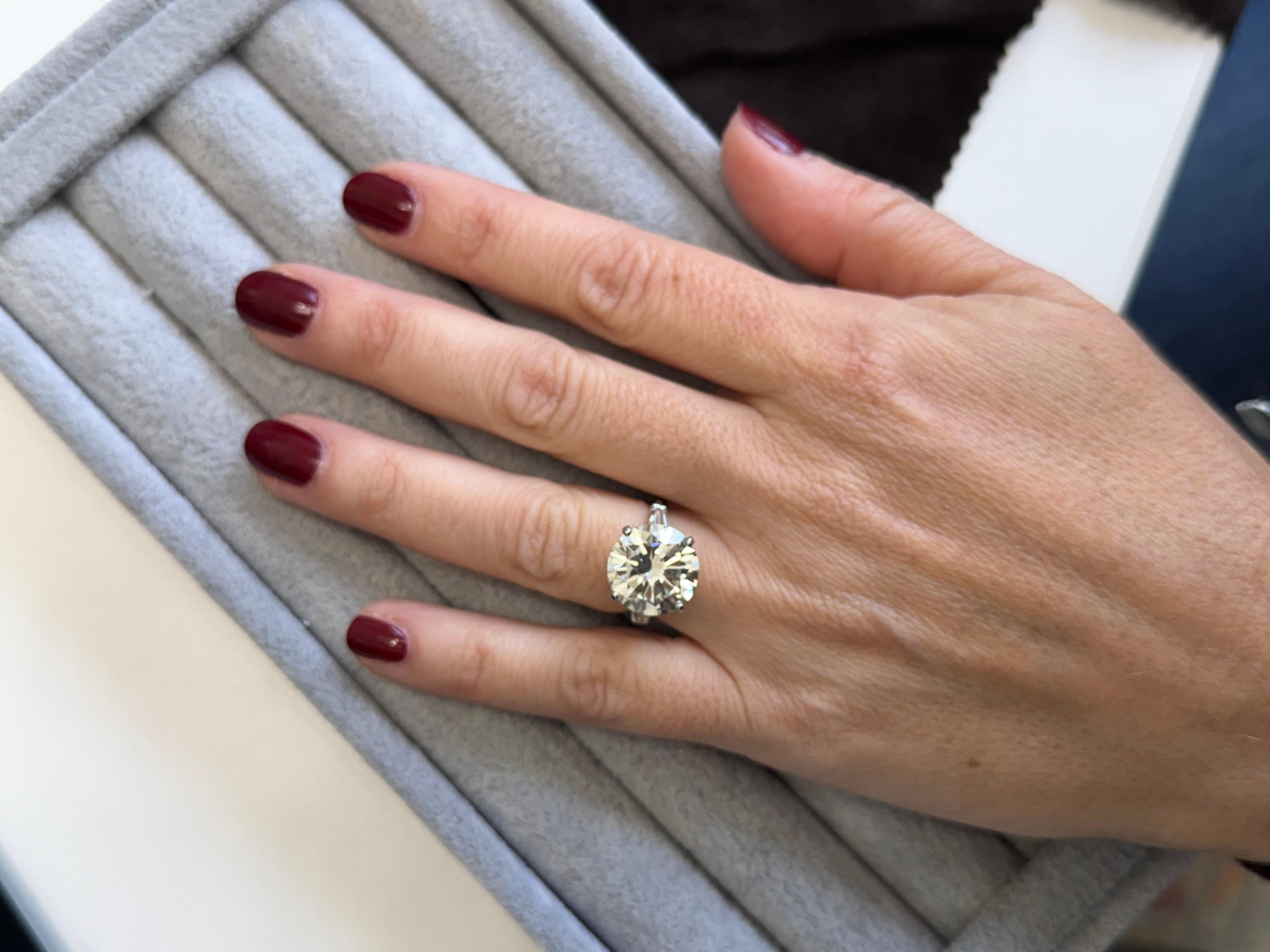 Platin Cartier Ring 7,93 Karat GIA zertifiziert (Zeitgenössisch) im Angebot