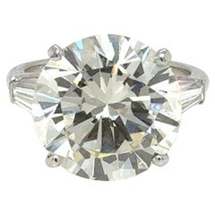 Platinum Cartier Ring 7.93 cts GIA Certified
