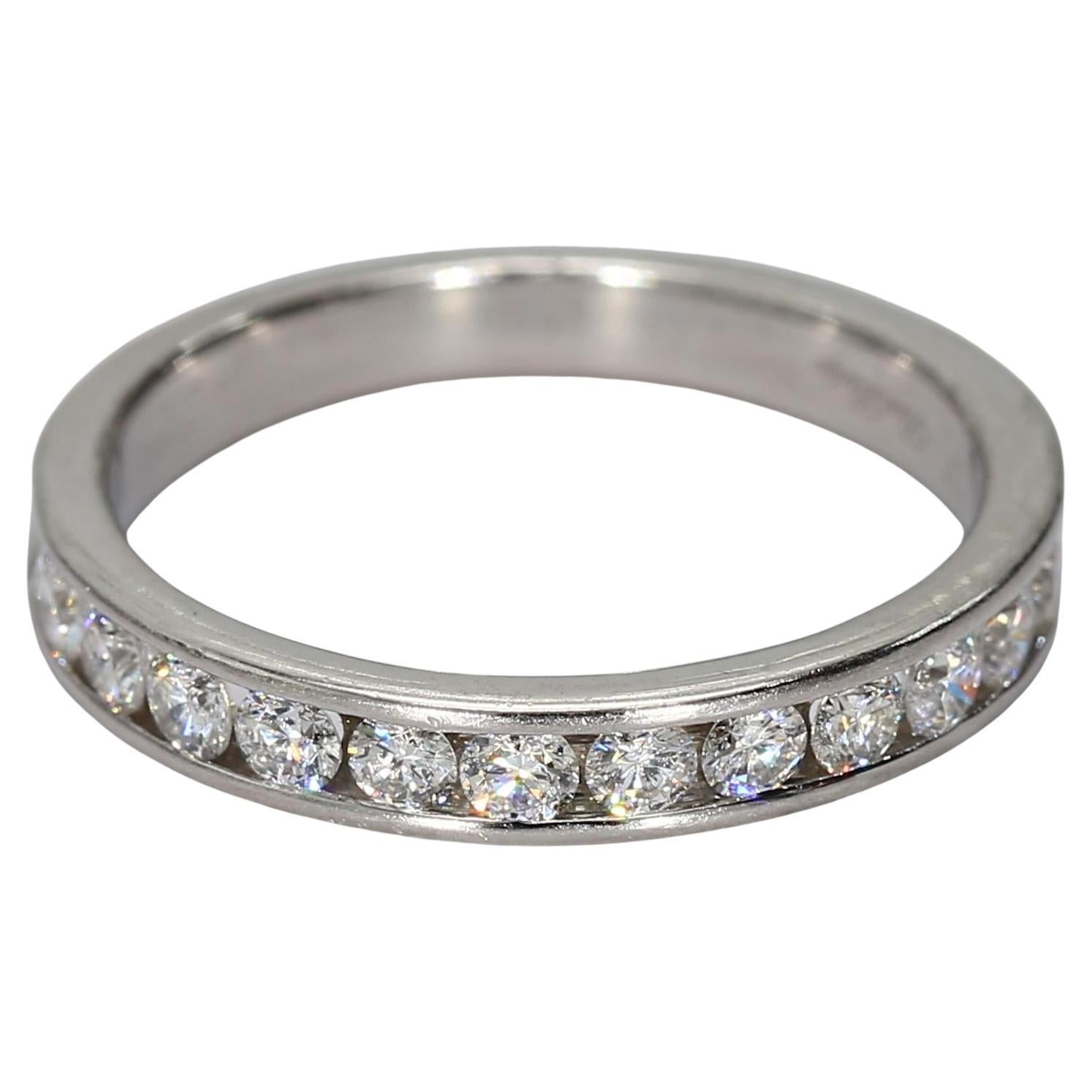 Platinum
Channel Set Diamond Ring - Size 5.75