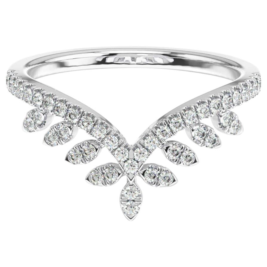 Platinum Colmar Diamond Ring '1/4 Carat' For Sale