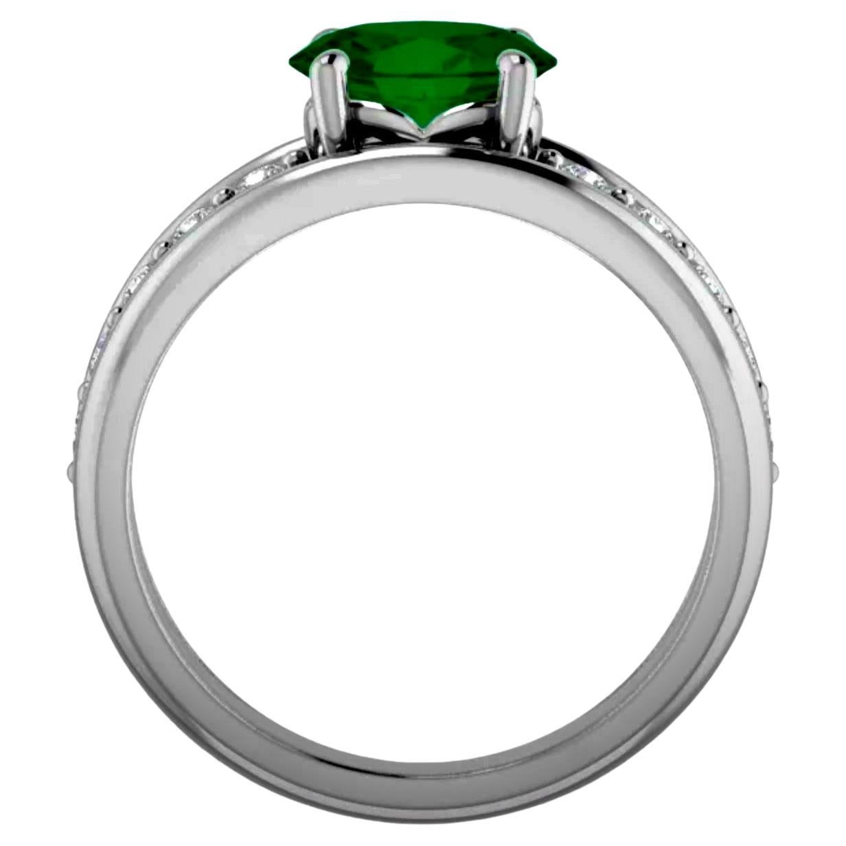 emerald ring 2 carat