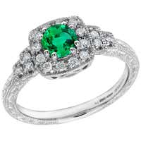 Antique Emerald Cocktail Rings - 1,960 For Sale at 1stdibs - Page 2