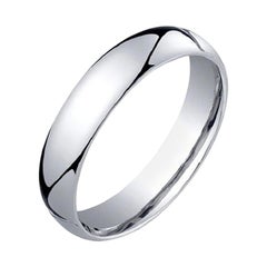 Platinum Comfort Fit Wedding Band
