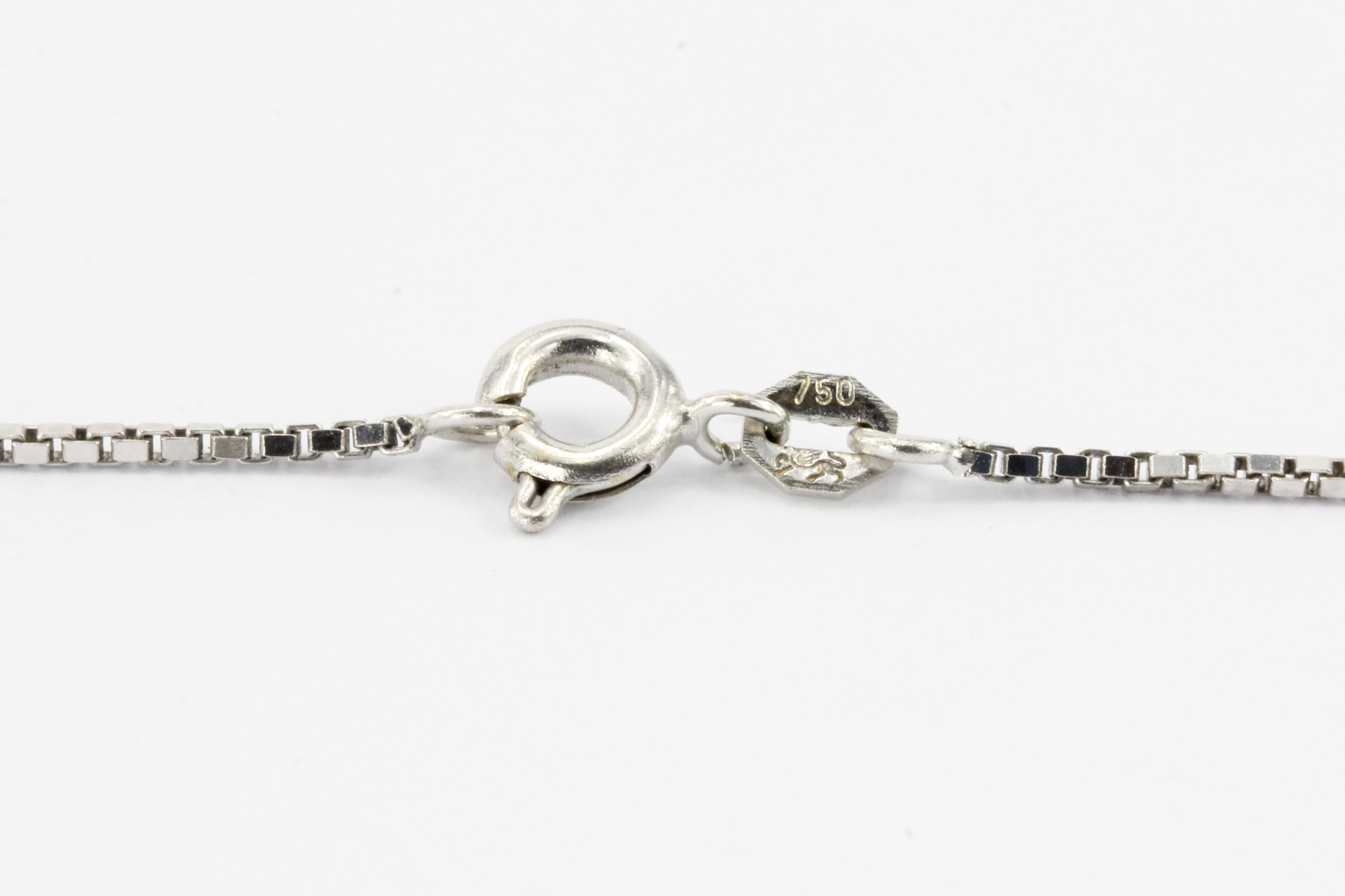 Platinum Convertible Diamond Brooch Pendant, circa 1920s 4