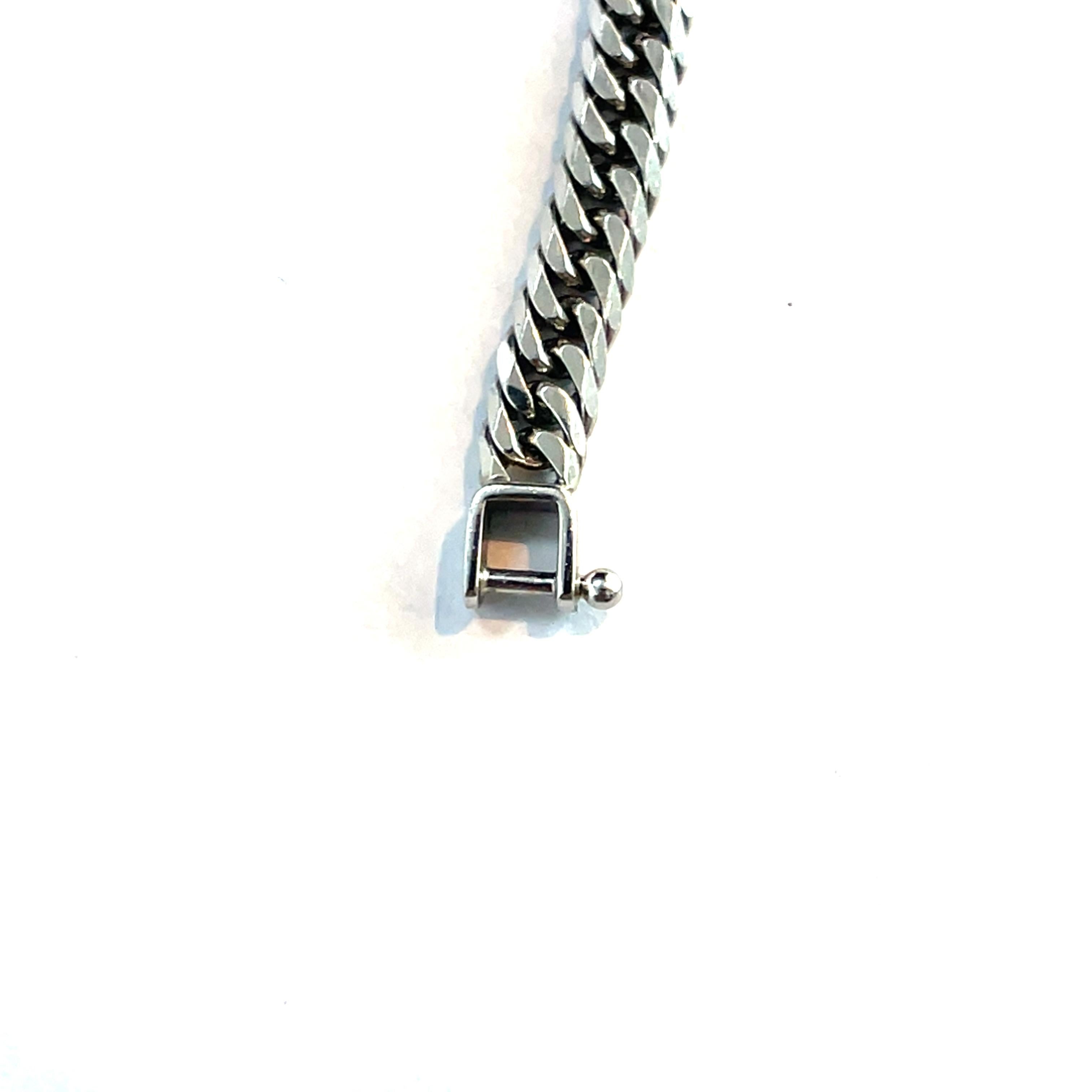 Platinum Cuban Link Bracelet For Sale 6