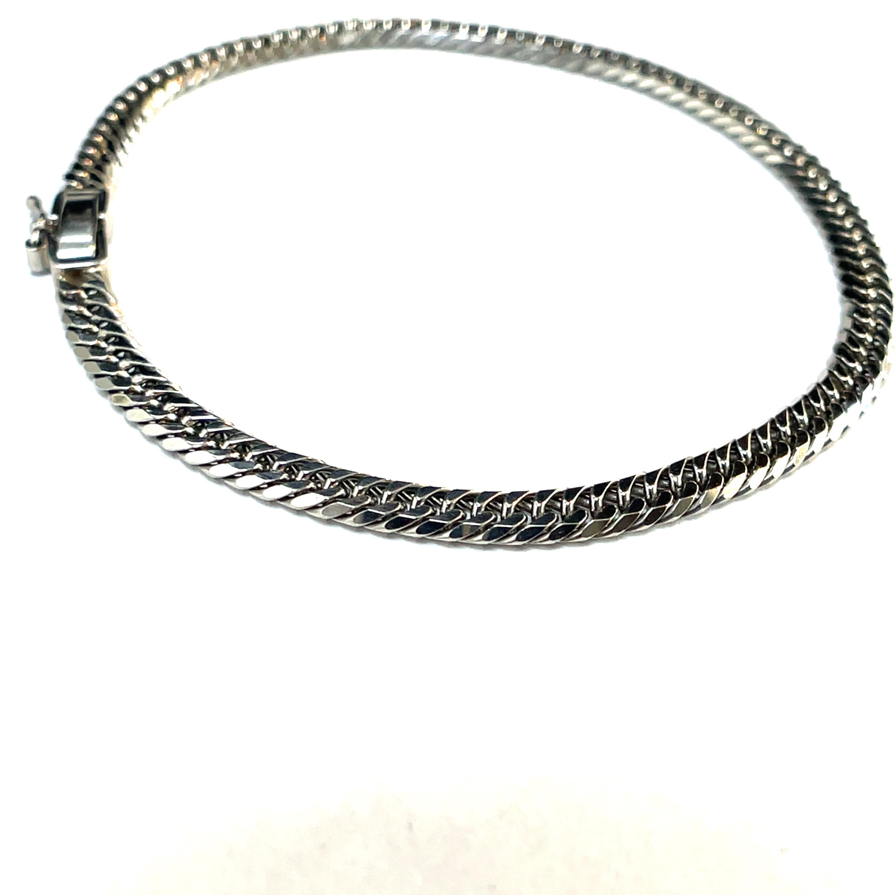 Platinum Cuban Link Bracelet For Sale 2