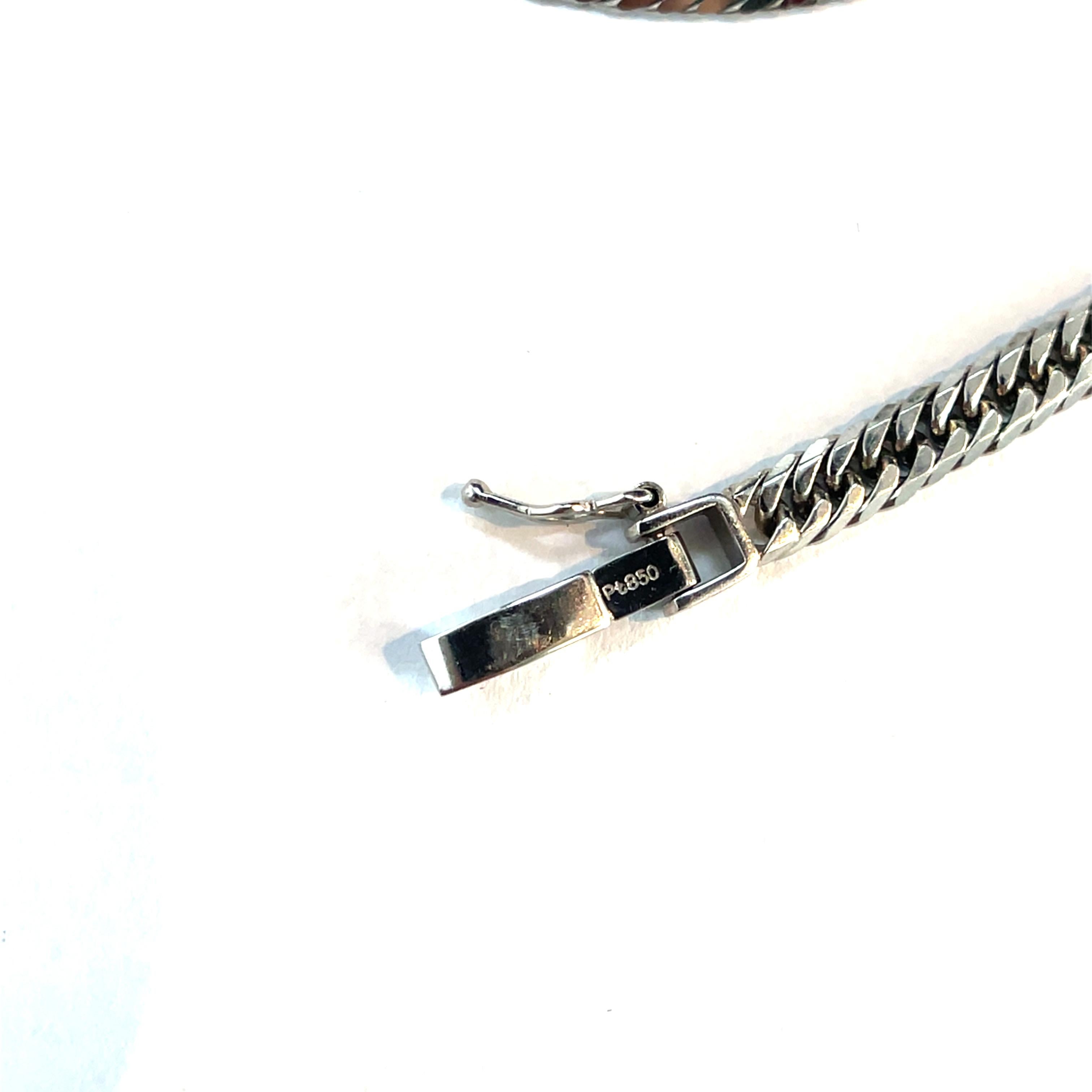 Platinum Cuban Link Bracelet For Sale 5