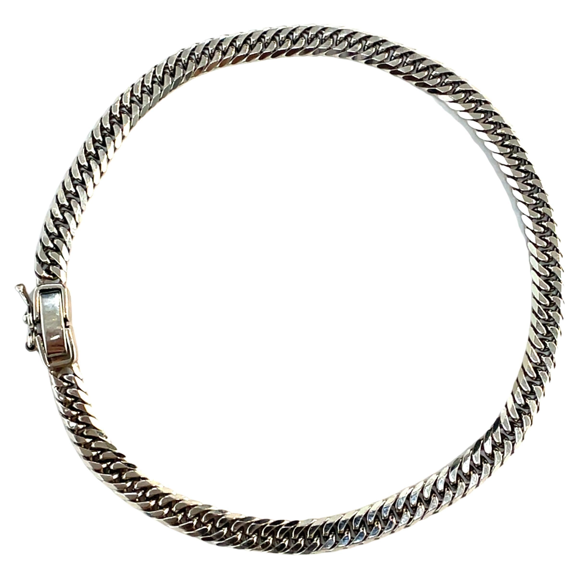 Platinum Cuban Link Bracelet For Sale