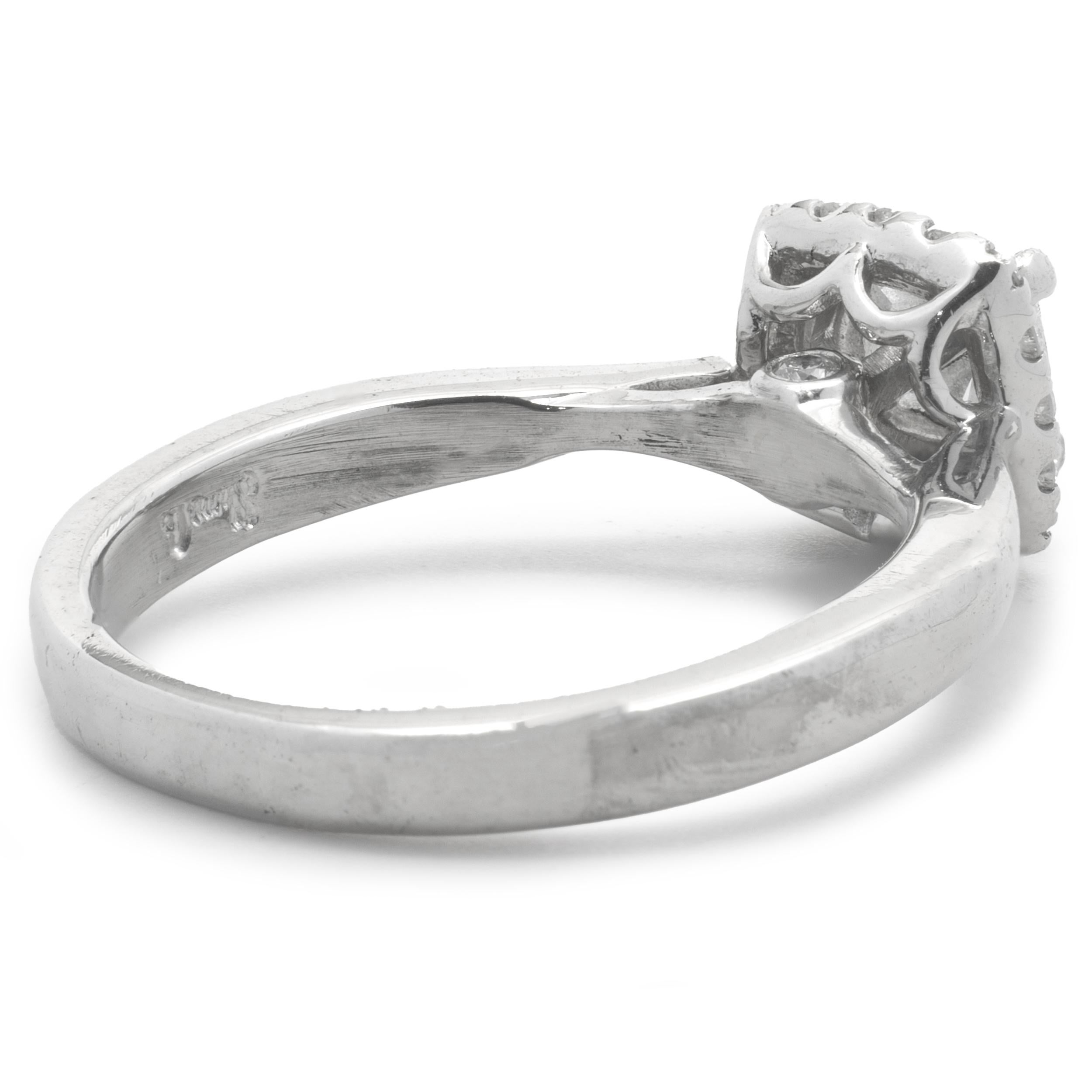 platinum cushion cut engagement rings
