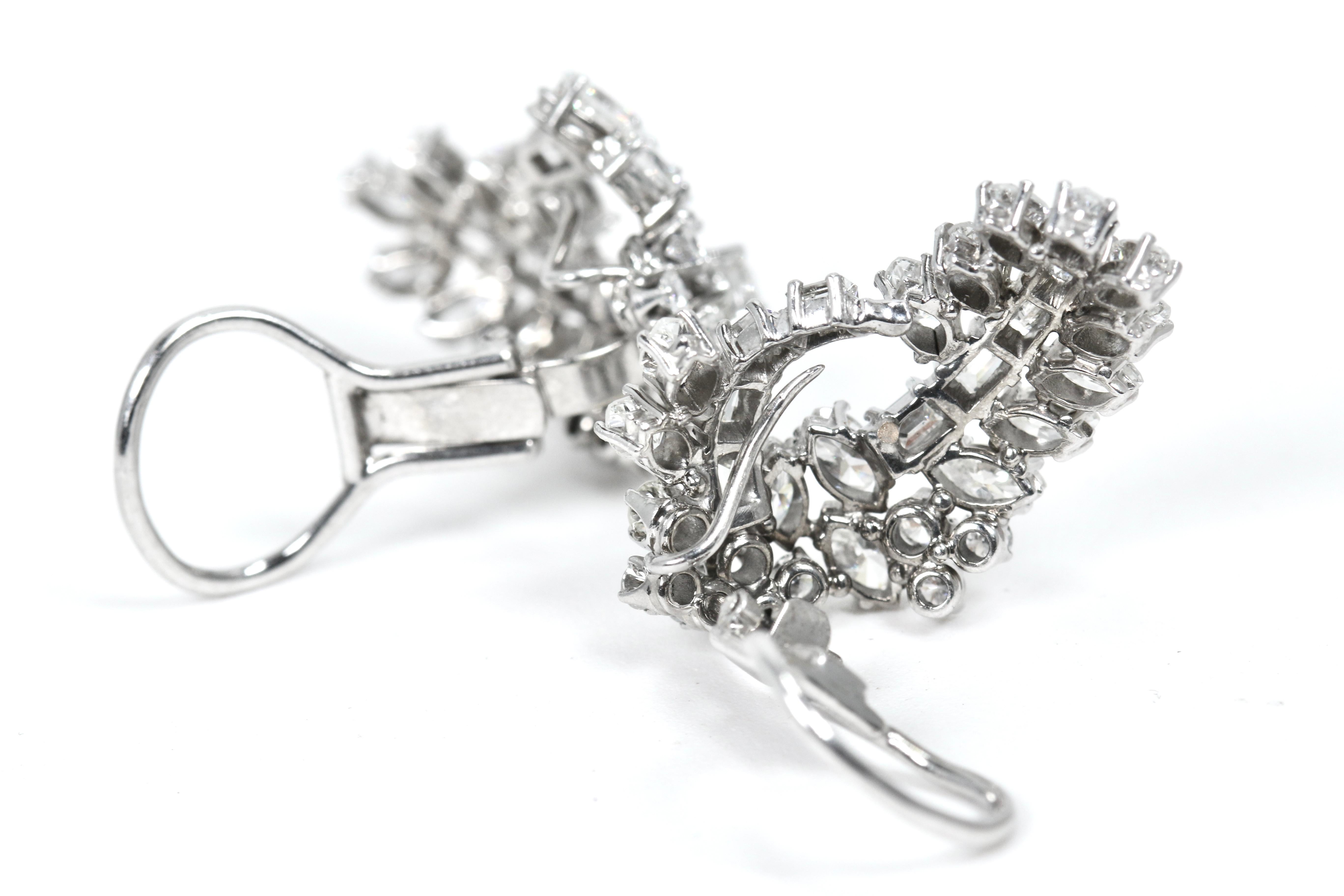 Diamant-Ohrringe aus Gold Damen im Angebot