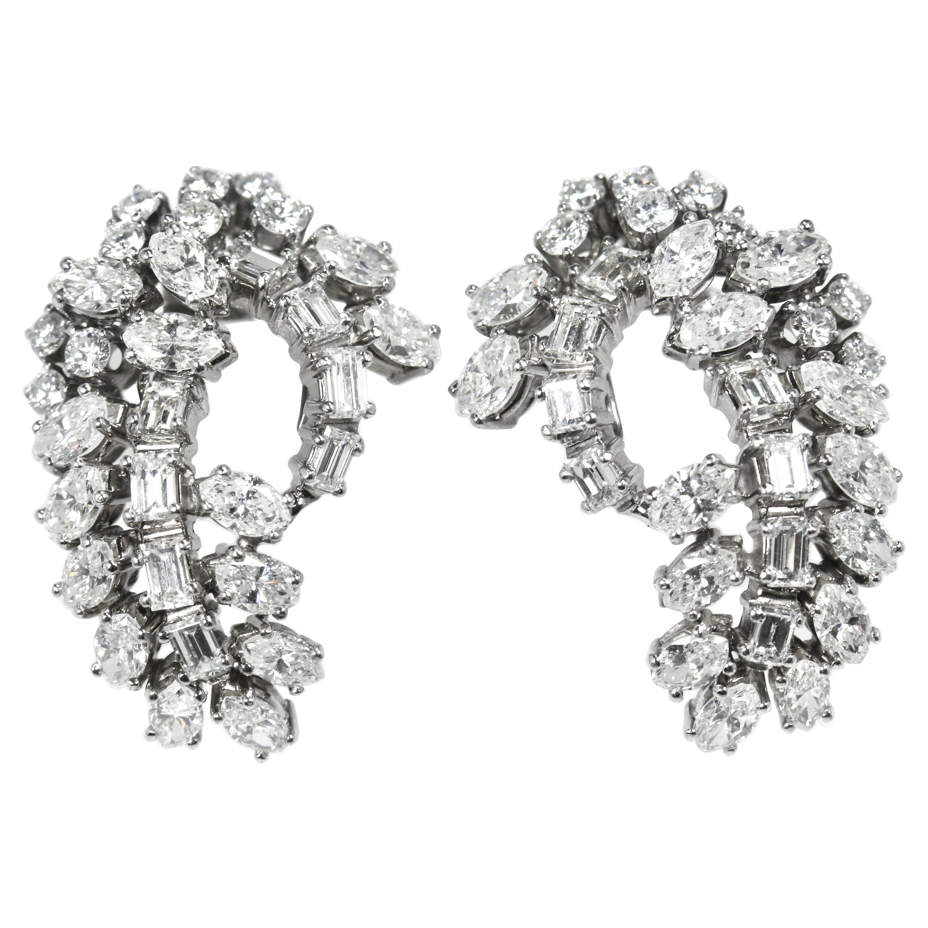 Platinum Diamond Earrings