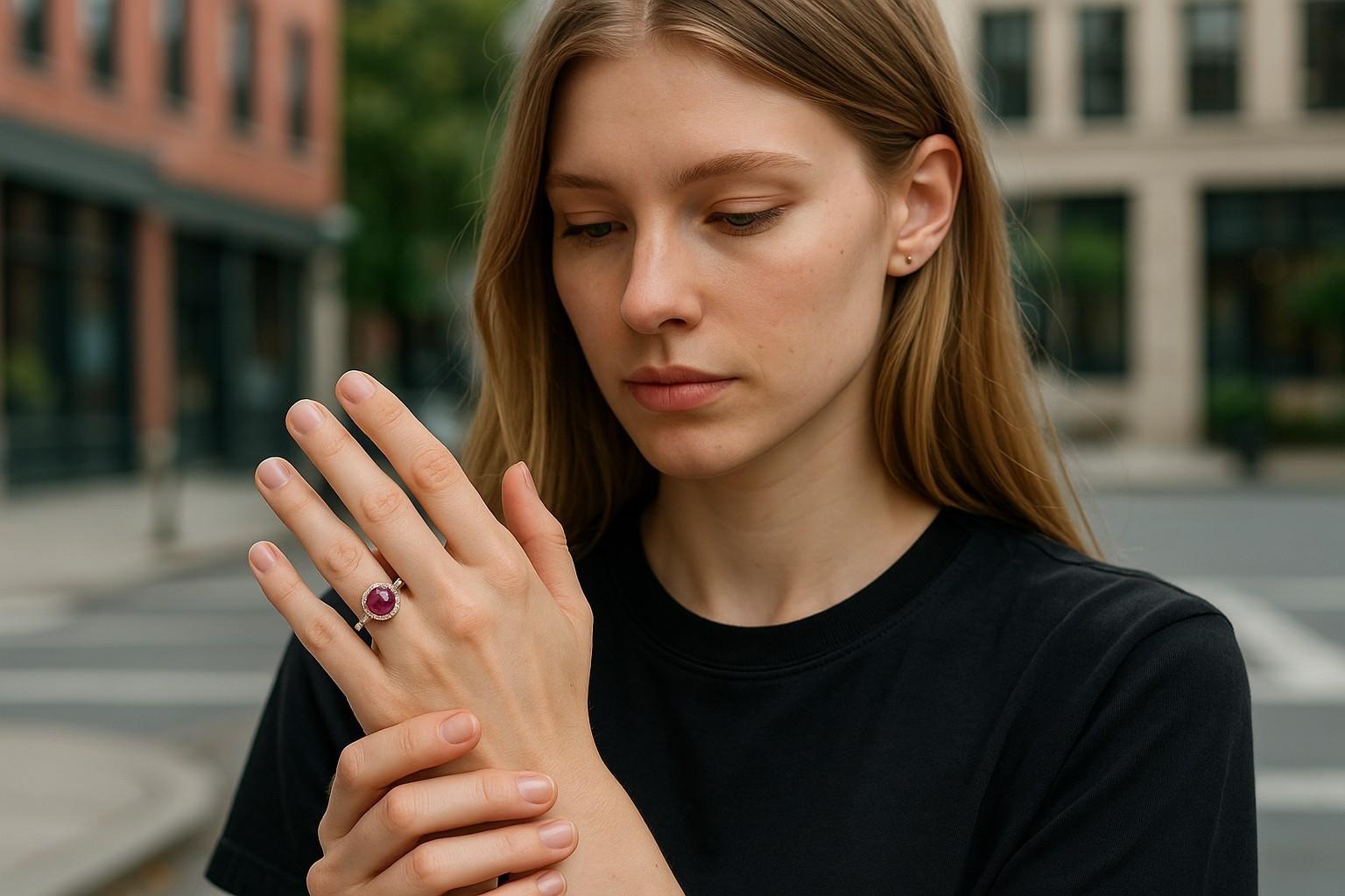 Unser exquisiter Verlobungsring aus Platin mit Diamant und Cabochon-Rubin ist ein wahrer Beweis für zeitlose Eleganz und unbestreitbare Schönheit. Dieses sorgfältig gefertigte Schmuckstück zeichnet sich durch ein ausgewogenes Verhältnis zwischen dem