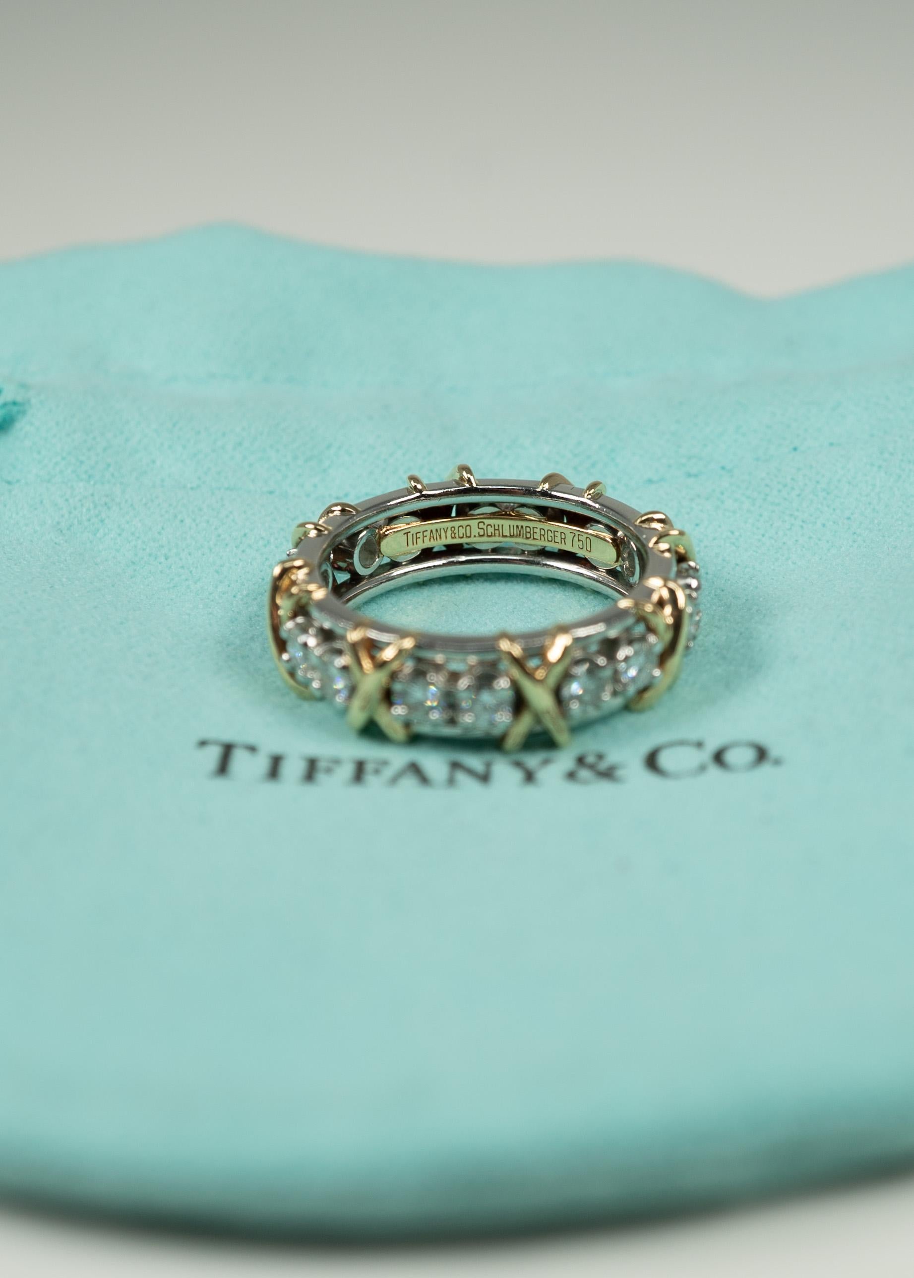 Platinum Diamond 16 Stone Ring By Jean Schlumberger for Tiffany & Co. 1