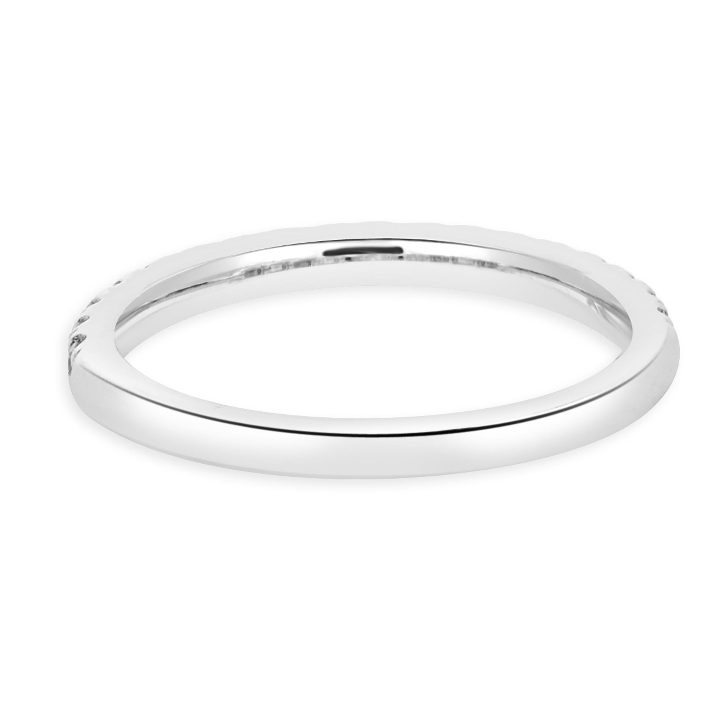 Round Cut Platinum Diamond Anniversary Band For Sale