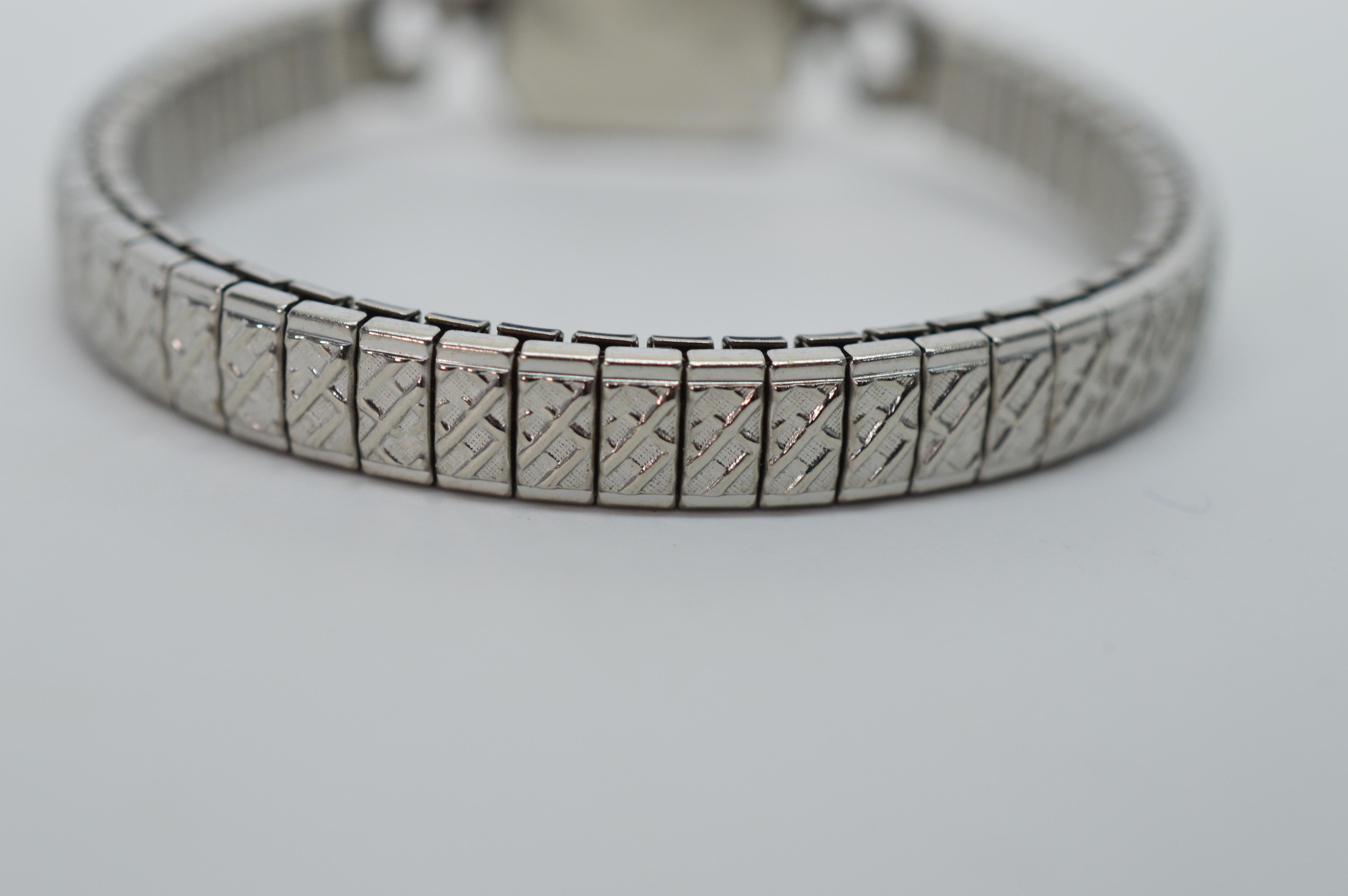Platinum Diamond Antique Ladies Wrist Watch 3