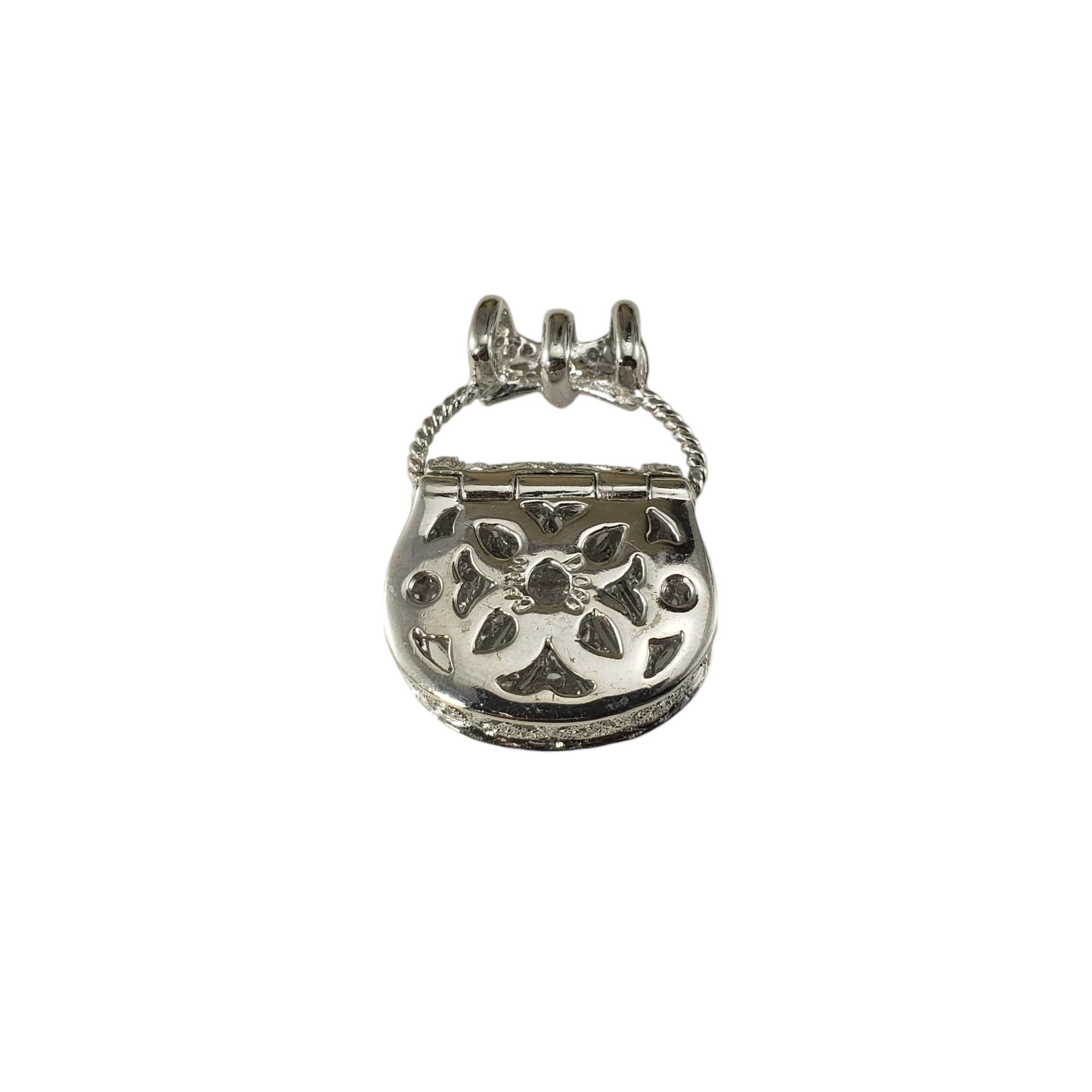 Charm da borsetta articolato con diamanti in platino #18244 in vendita 5