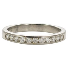 Fascia di diamanti in platino da 0,50 carati