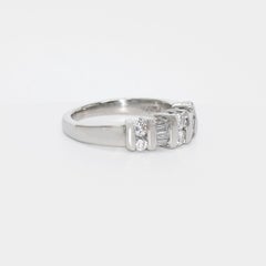 Fascia di diamanti in platino .50tdw, 7g
