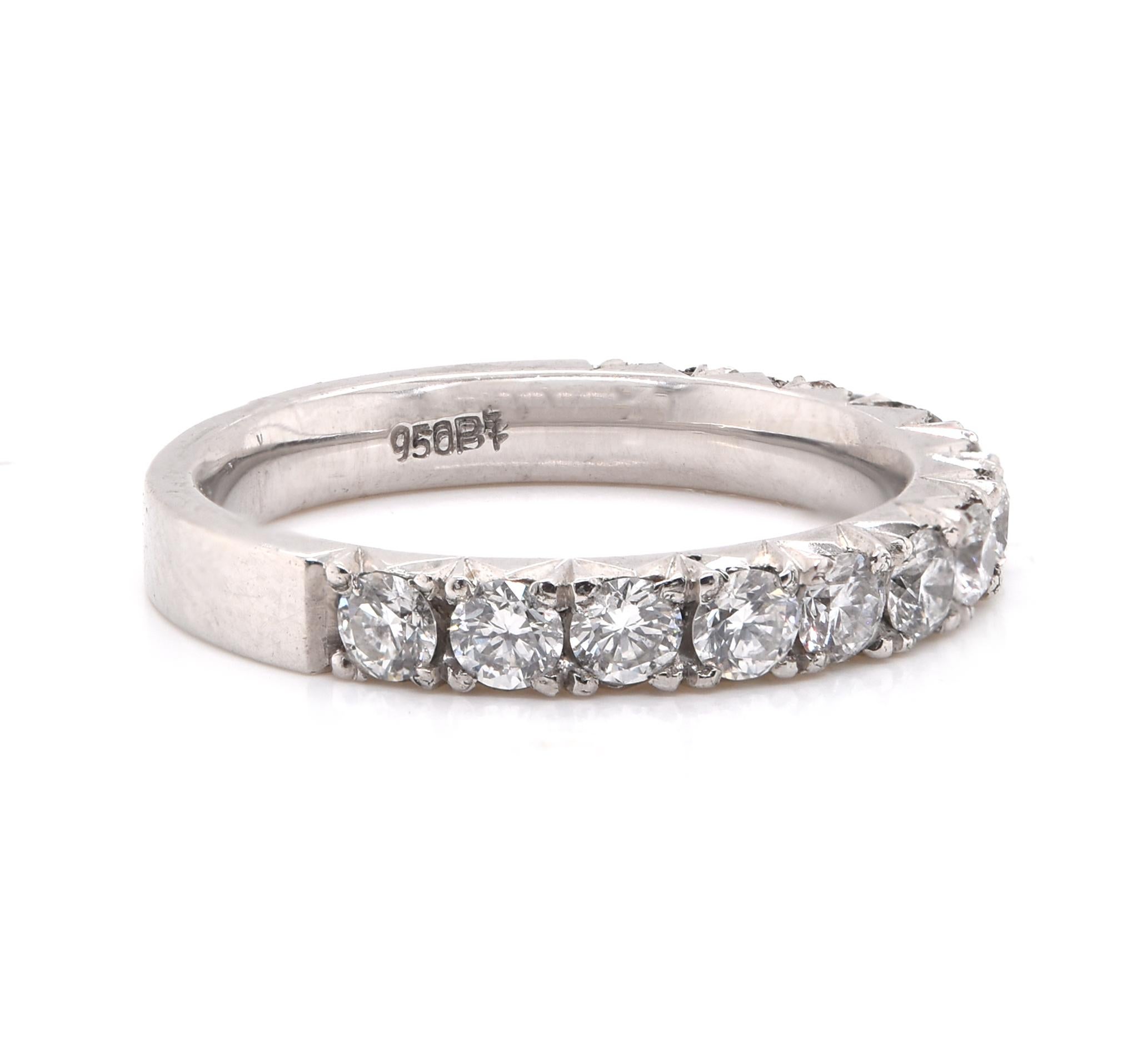 Taglio rotondo Platinum Diamond Band