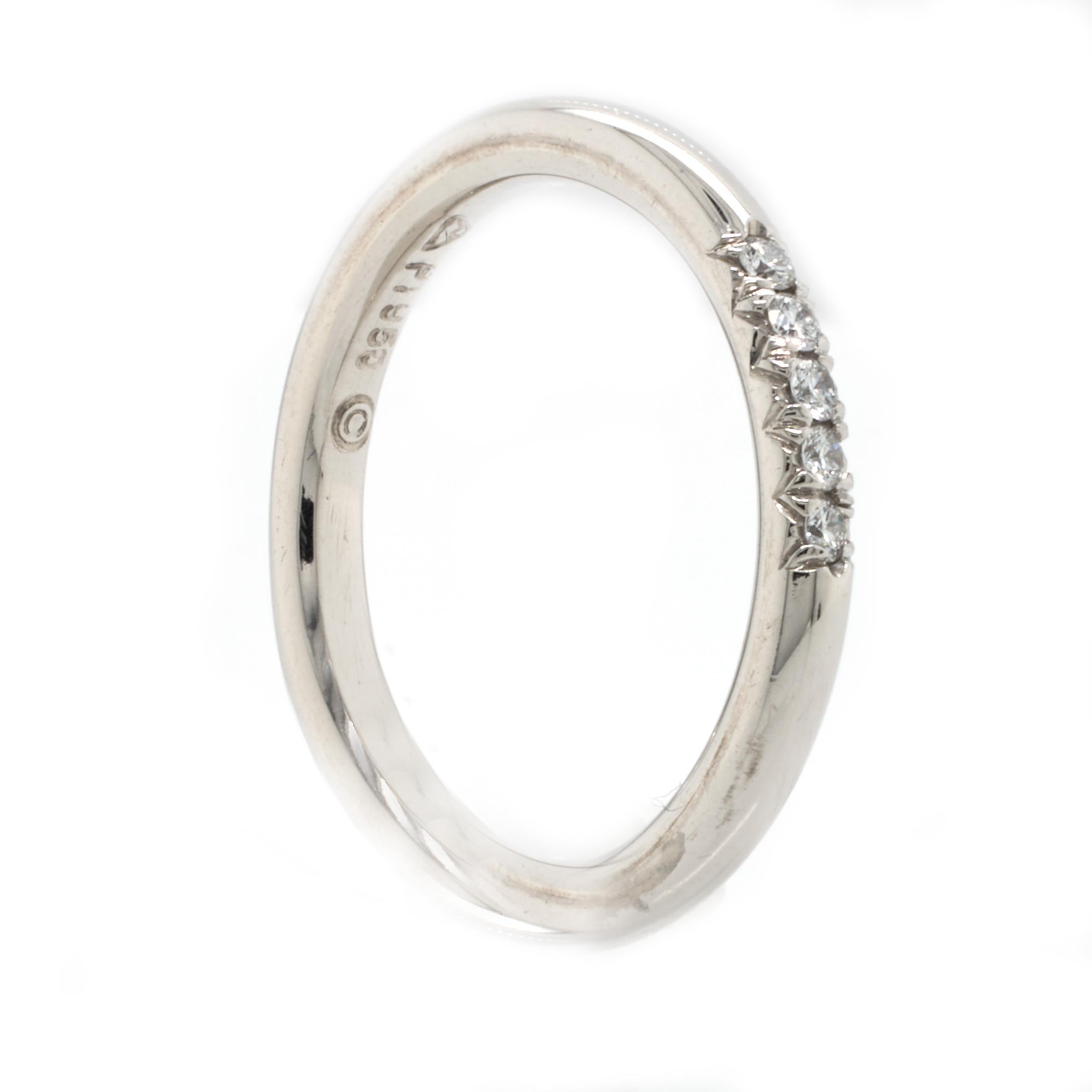 Platinum Diamond Band In Excellent Condition For Sale In Scottsdale, AZ
