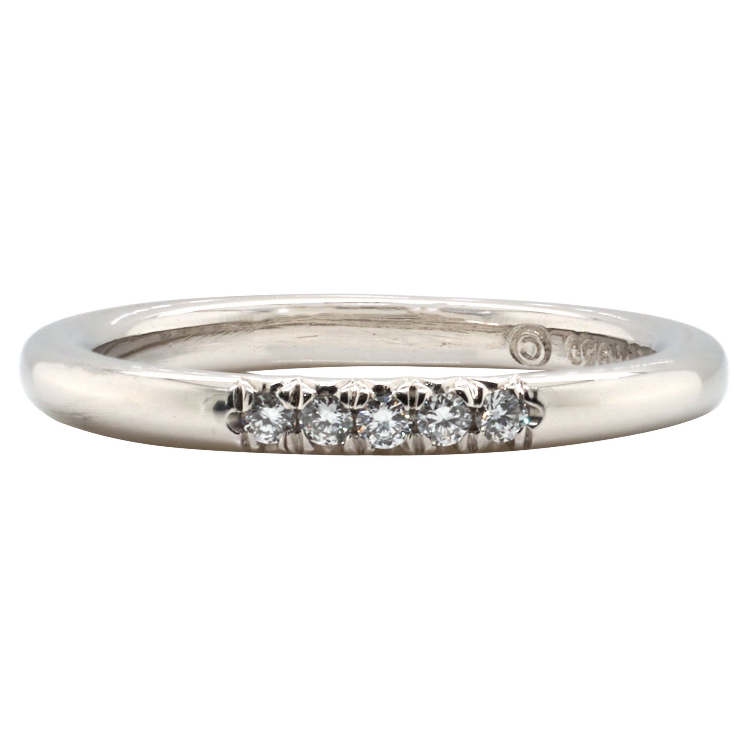 Bracelet en platine et diamants