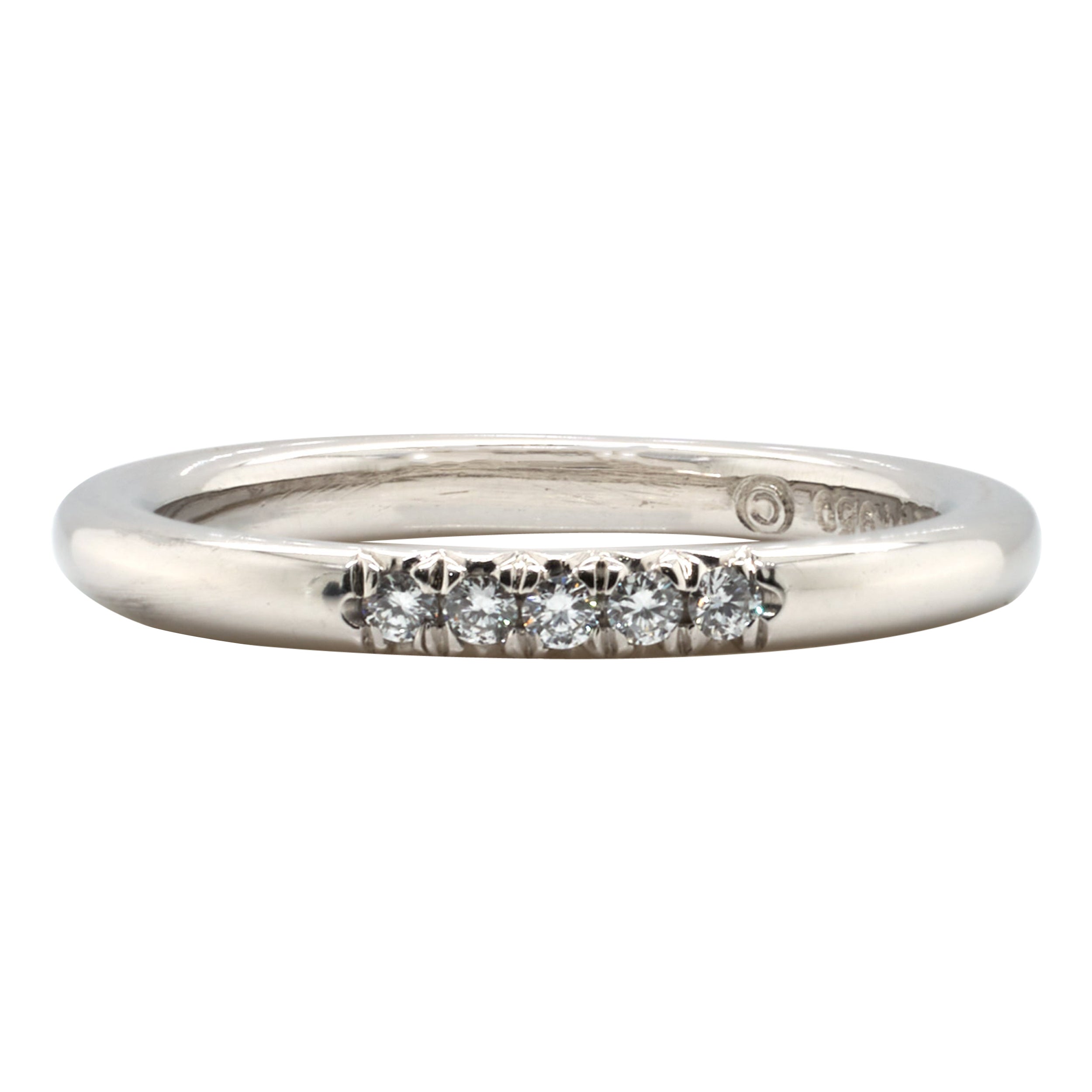 Bracelet en platine et diamants