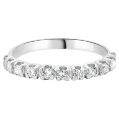 Anillo de diamantes en platino