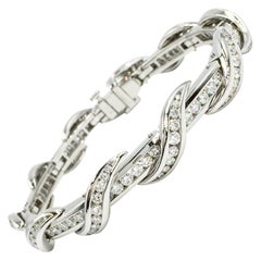 Platinum Diamond Bracelet by Charles Krypell