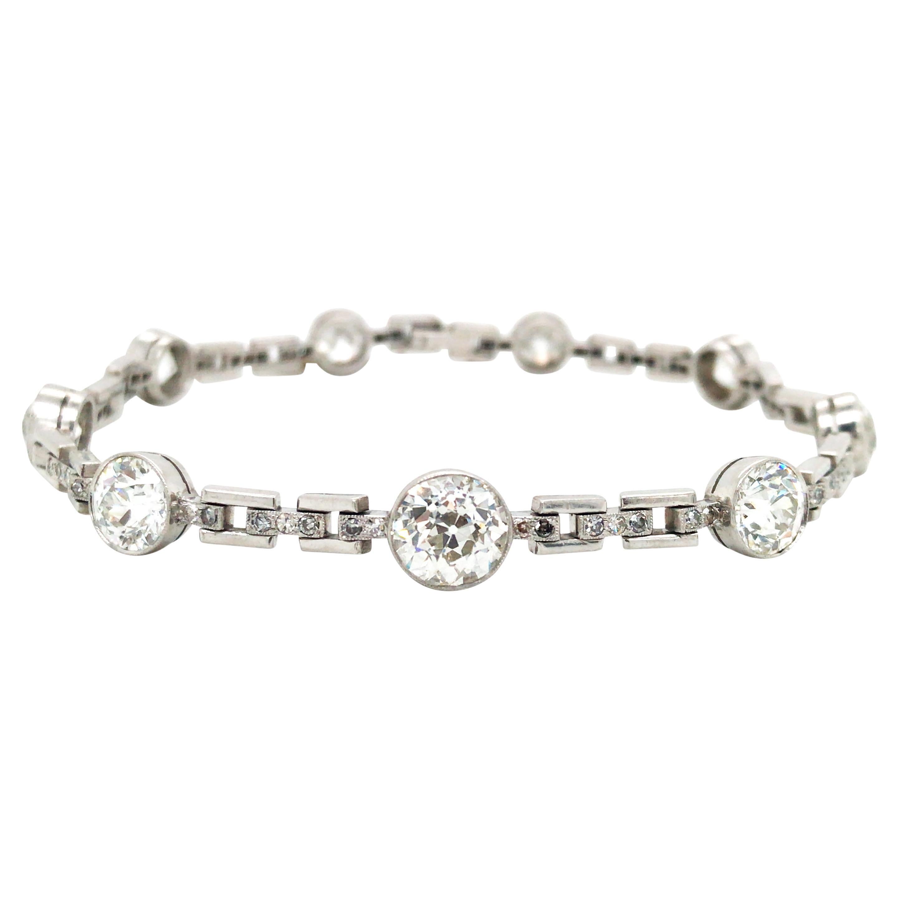 Platinum Diamond Bracelet