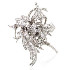 Platinum Diamond Brooch